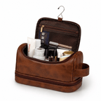 Grand Men’s Travel Toiletry Bag in Premium Leather