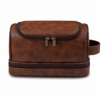 Grand Men’s Travel Toiletry Bag in Premium Leather
